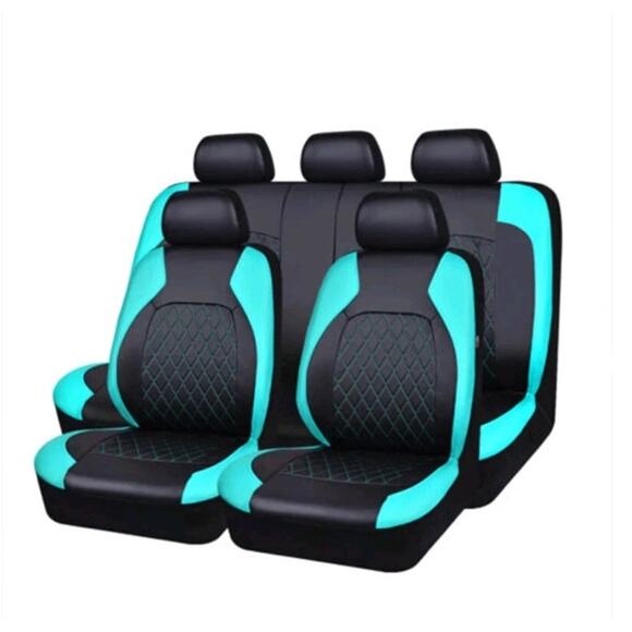 9 Pieces Car Seat Covers Full Set Waterproof Front and Back Seat Protectors NWOT - Picture 1 of 4